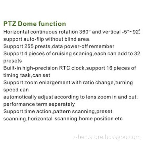 IP Outdoor Speed Dome Camera with 360° Continuous Rotation Control